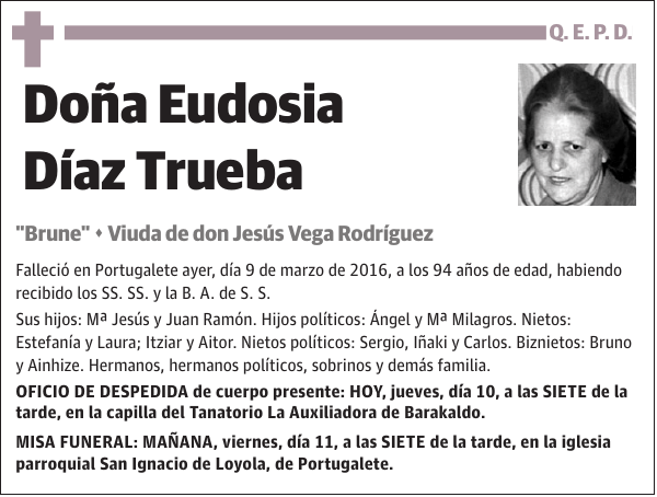 Eudosia Díaz Trueba