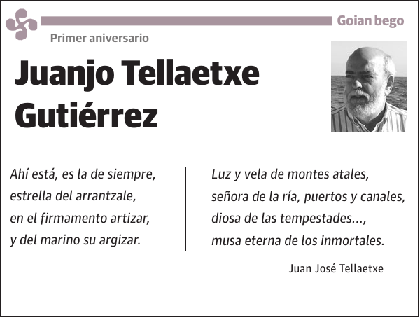 Juanjo Tellaetxe Gutiérrez