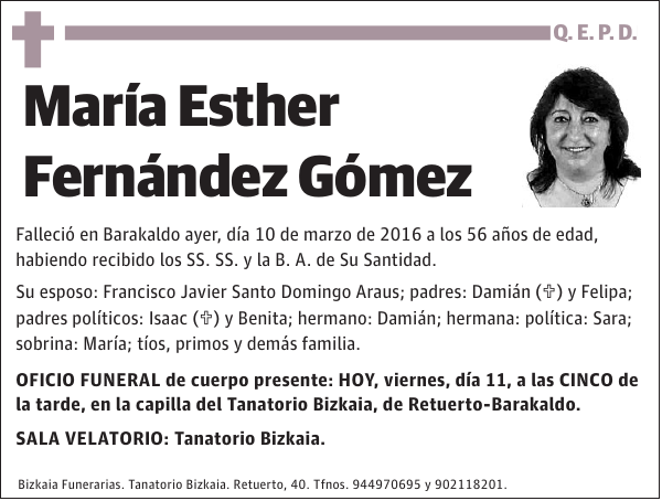 María Esther Fernández Gómez