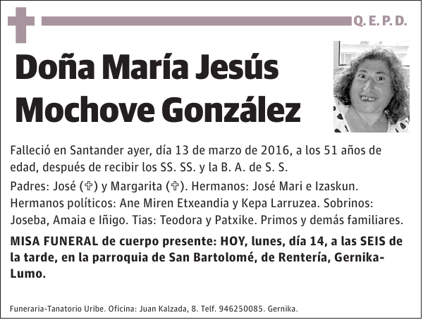 María Jesús Mochove González