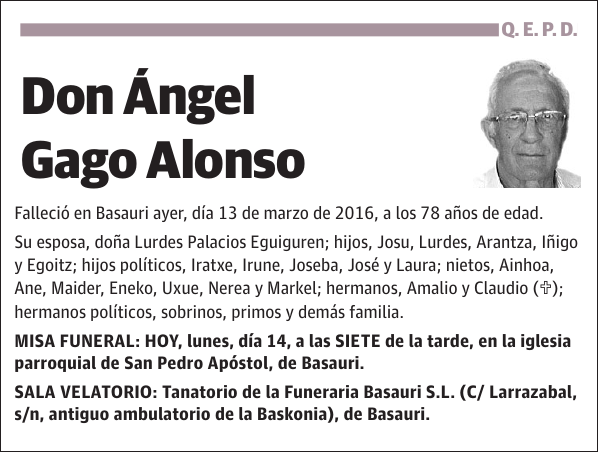 Ángel Gago Alonso