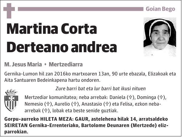 Martina Corta Derteano