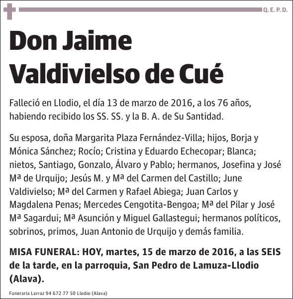 Jaime Valdivielso de Cué