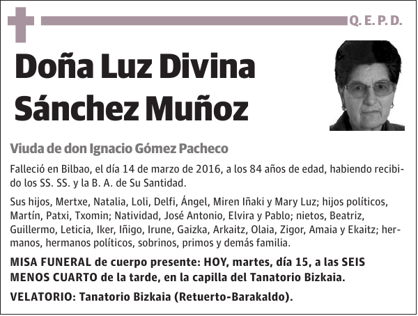 Luz Divina Sánchez Muñoz