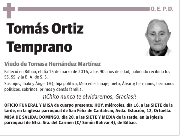 Tomás Ortiz Temprano