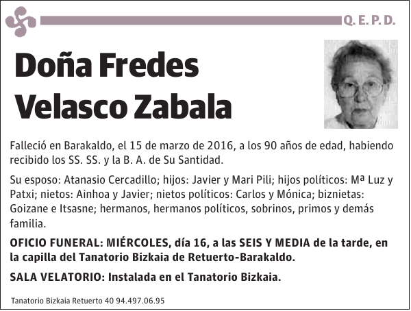 Fredes Velasco Zabala