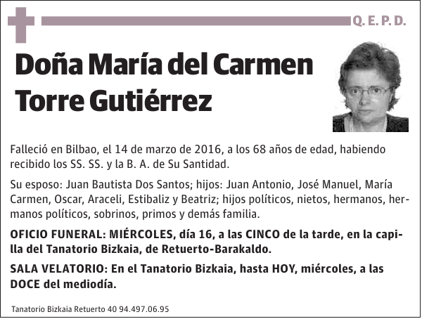 María del Carmen Torre Gutiérrez