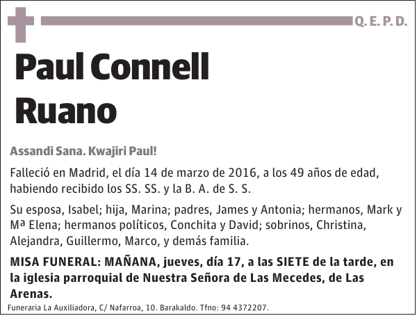 Paul Connell Ruano