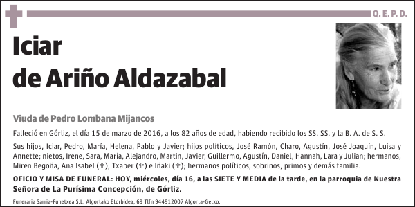 Iciar de Ariño Aldazabal