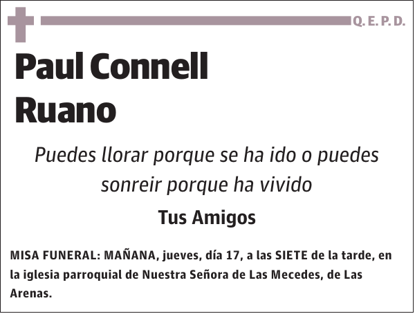 Paul Connell Ruano