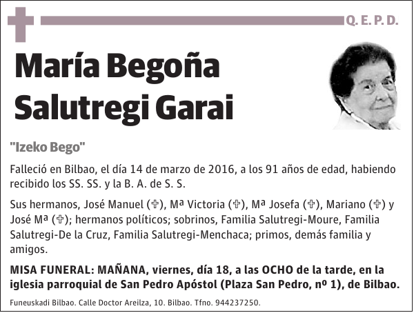 María Begoña Salutregi Garai