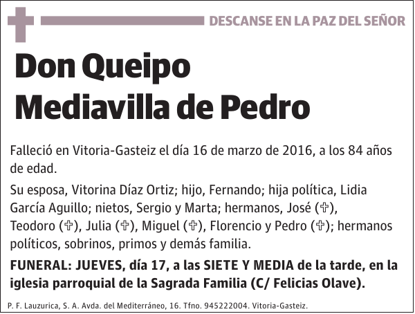 Queipo Mediavilla de Pedro