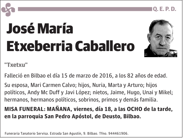 José María Etxeberria Caballero