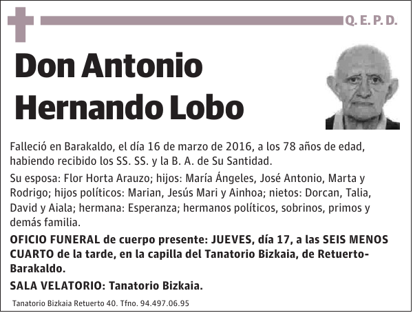 Antonio Hernando Lobo