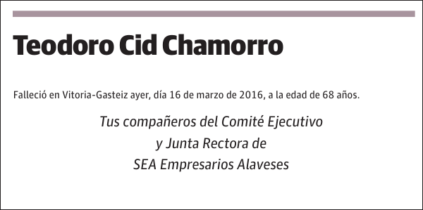 Teodoro Cid Chamorro