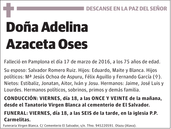 Adelina Azaceta Oses