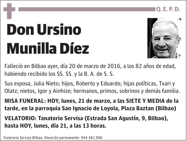 Ursino Munilla Díez