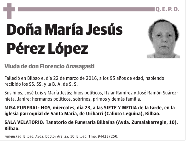 María Jesús Pérez López