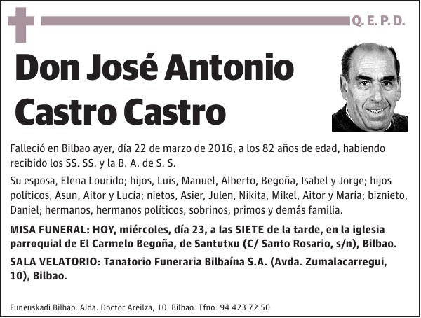 José Antonio Castro Castro