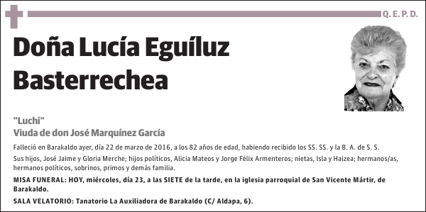 Lucía Eguíluz Basterrechea