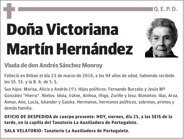 Victoriana Martín Hernández