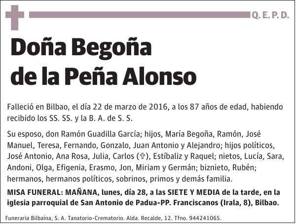 Begoña de la Peña Alonso