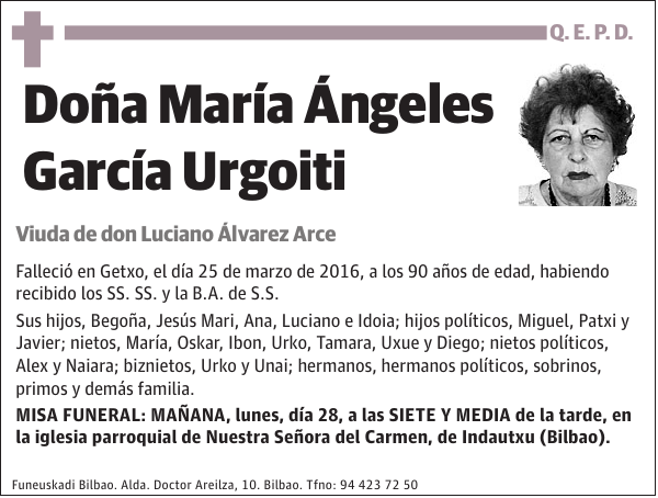 María Ángeles García Urgoiti