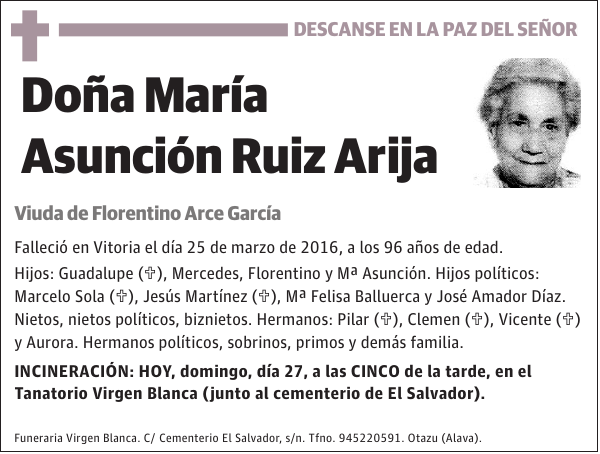 María Asunción Ruiz Arija