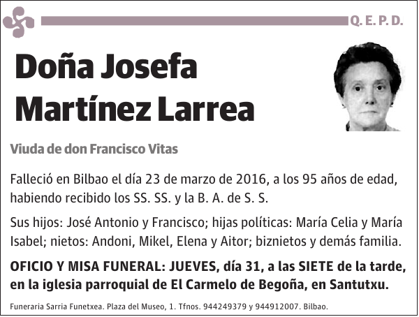 Josefa Martínez Larrea