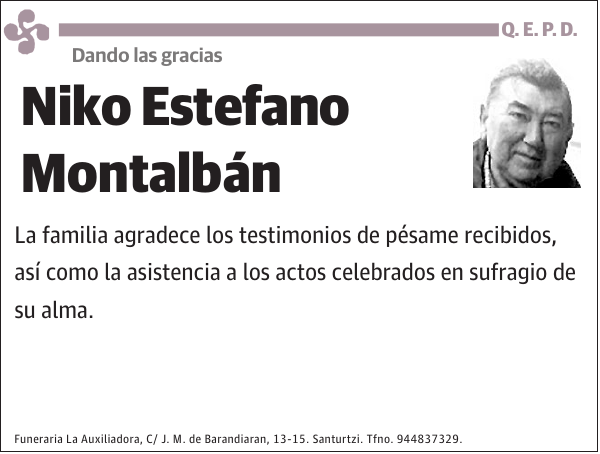 Niko Estefano Montalbán