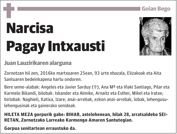 Narcisa Pagay Intxausti