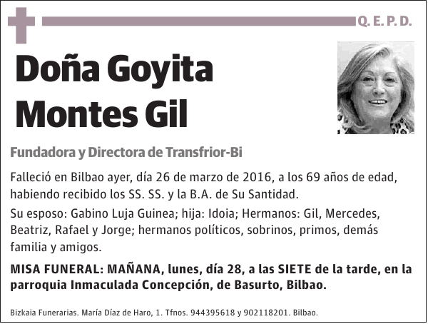 Goyita Montes Gil