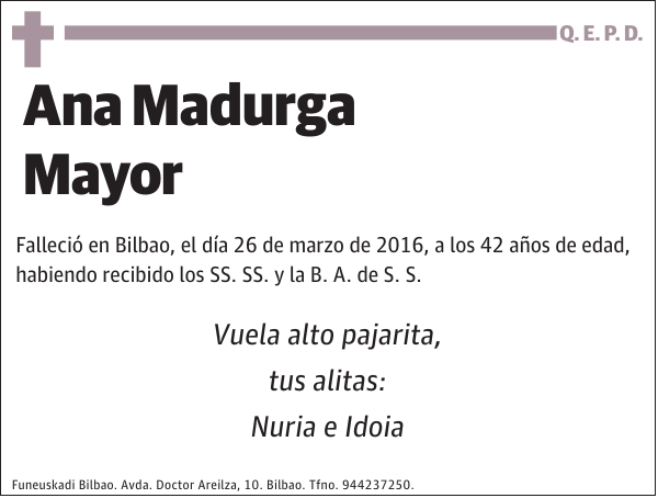 Ana Madurga Mayor