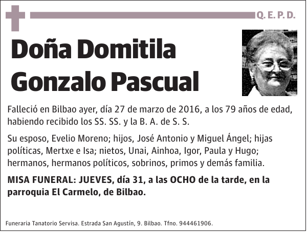 Domitila Gonzalo Pascual