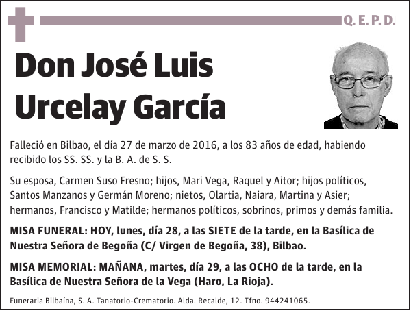 José Luis Urcelay García