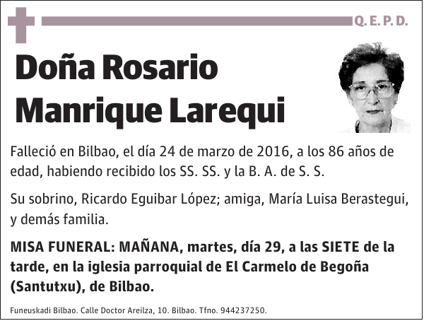 Rosario Manrique Larequi