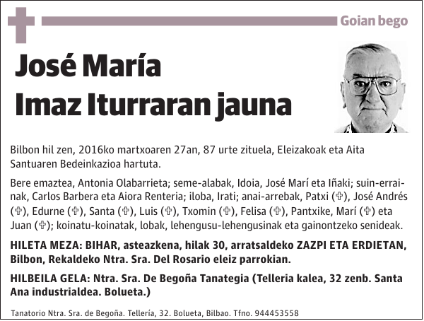 José María Imaz Iturraran