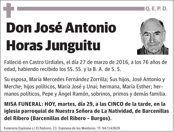 José Antonio Horas Junguitu