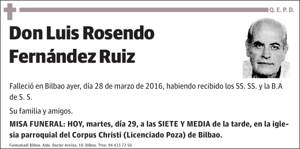 Luis Rosendo Fernández Ruiz