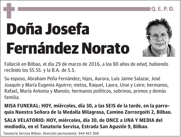 Josefa Fernández Norato