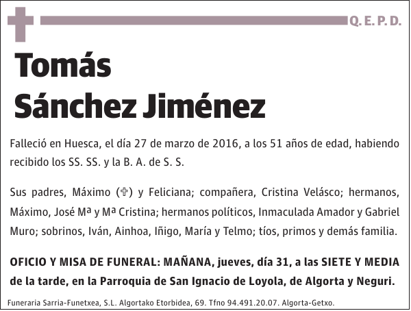 Tomás Sánchez Jiménez