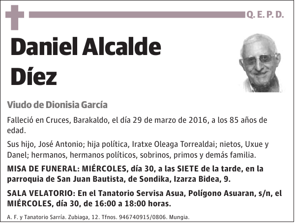 Daniel Alcalde Díez