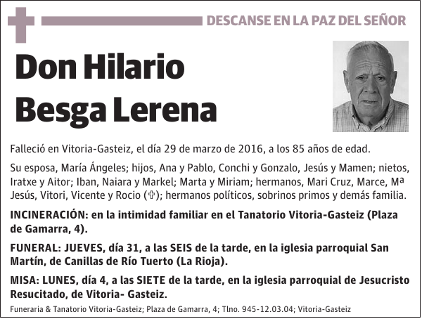 Hilario Besga Lerena