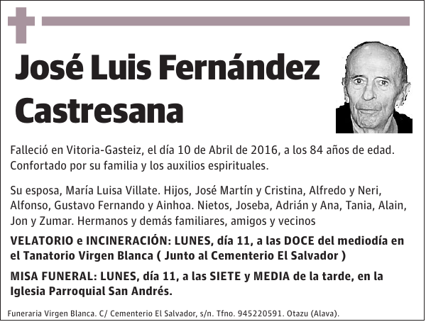 José Luis Fernández Castresana