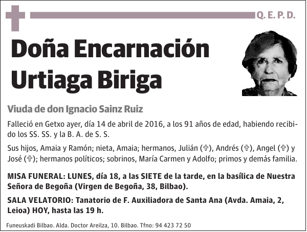 Encarnación Urtiaga Biriga