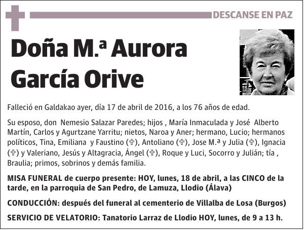 María Aurora García Orive