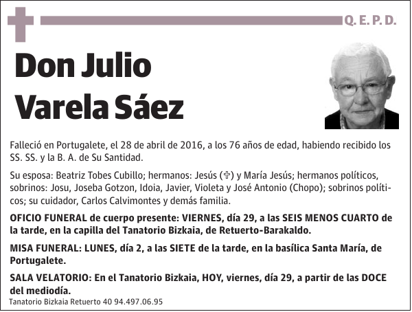 Julio Varela Sáez