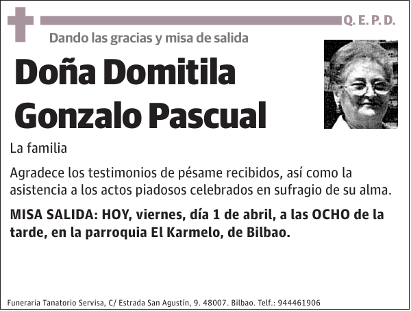 Domitila Gonzalo Pascual