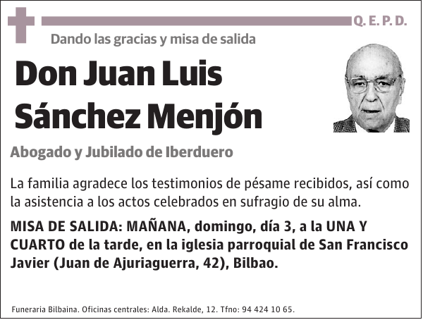 Juan Luis Sánchez Menjón