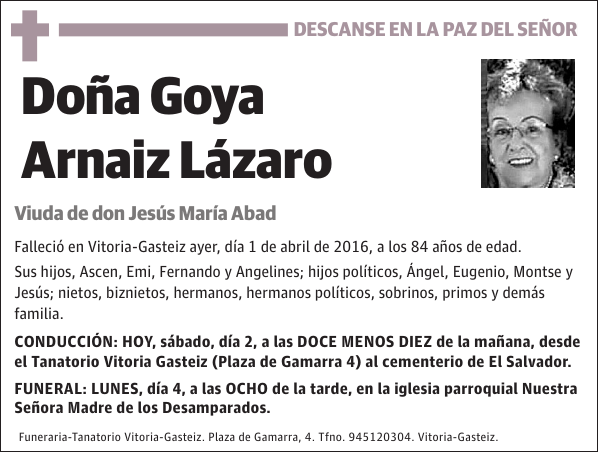 Goya Arnaiz Lázaro